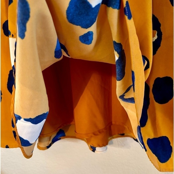 SALE! 3.1 Phillip Lim for Target Skirt Sz 14 Midi Orange Gold Blue Animal Print - Picture 8 of 16